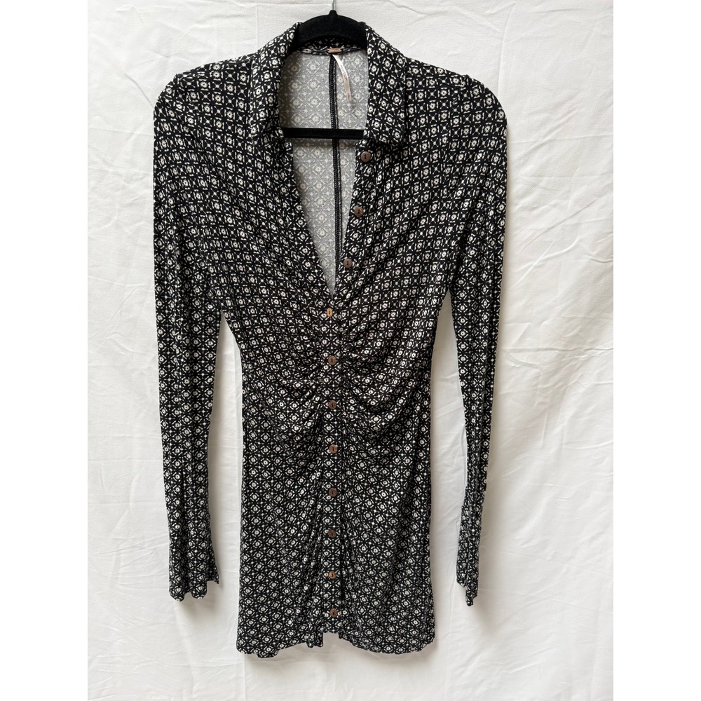 Free People Shayla Printed Mini Dress - Picture 2 of 8